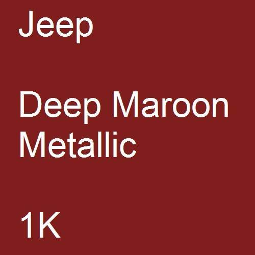 Jeep, Deep Maroon Metallic, 1K.